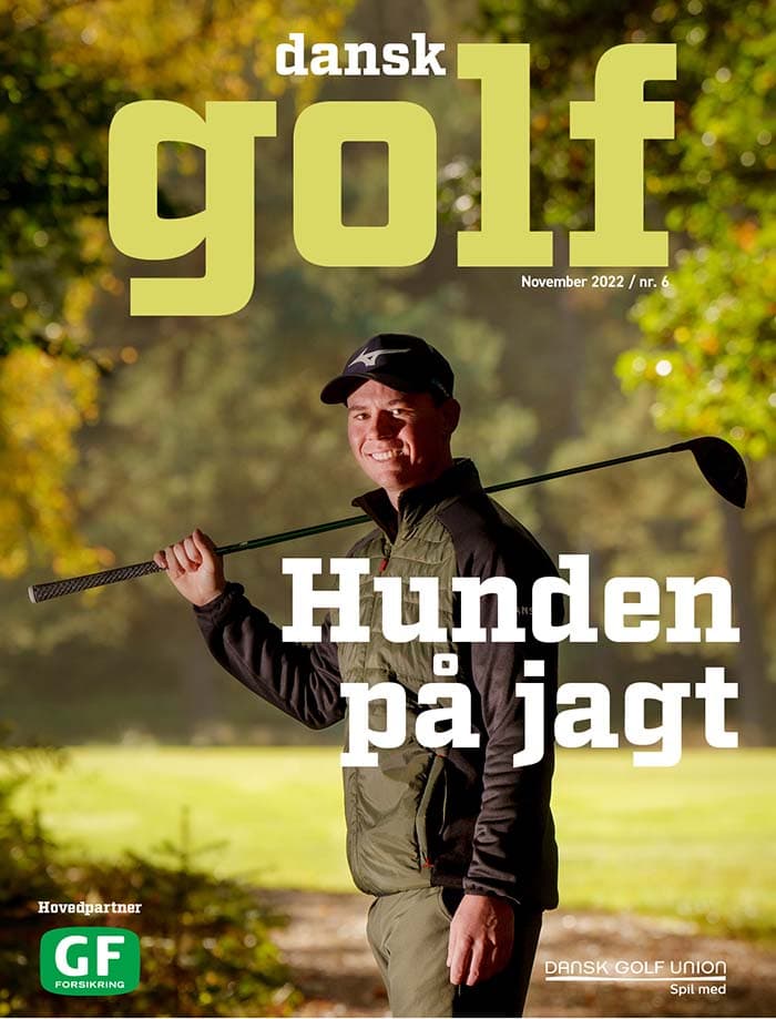 Forside Dansk Golf nr. 6 2022 Oliver Hundebøl